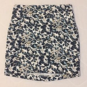 BCBG floral skirt